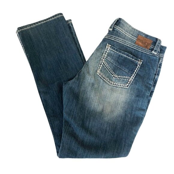 BKE Denim Buckle Harper Bootcut Jeans 36L - Picture 11 of 11